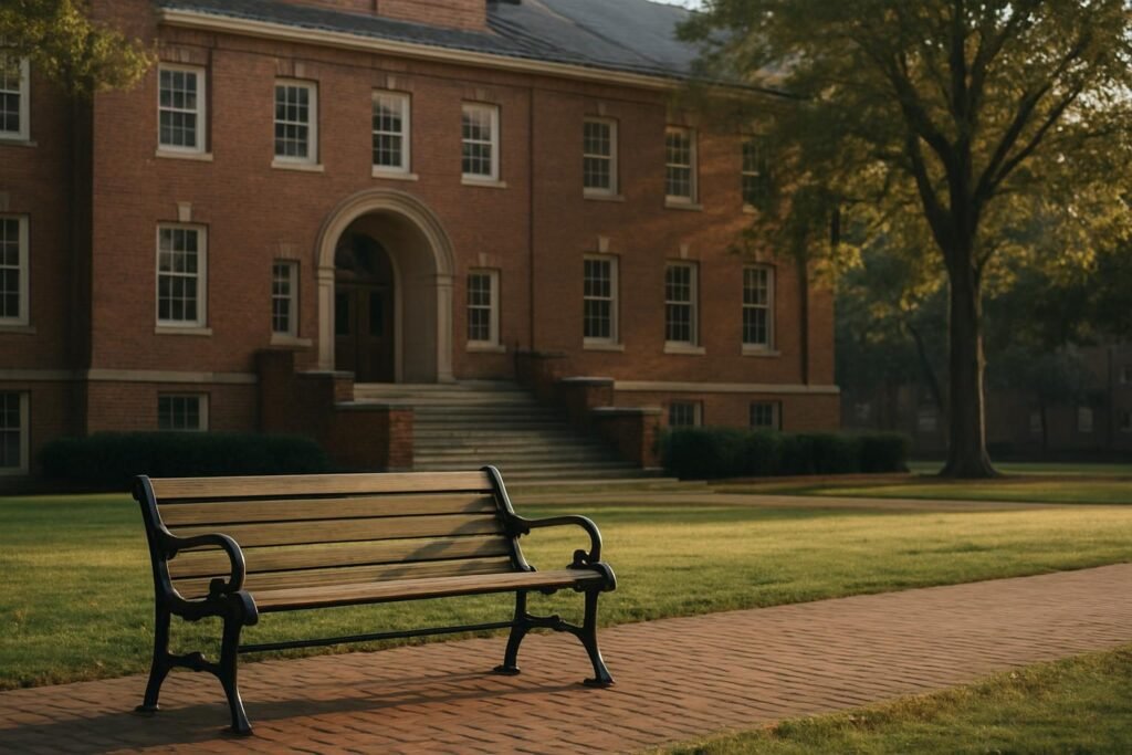 Brick campus building representing the GI Bill and Black veterans' access to education