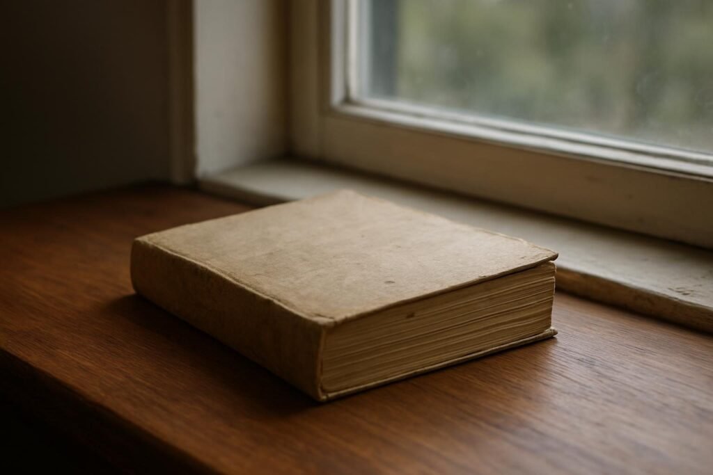 Worn paperback on a table, representing a Greening of America summary of Charles Reich's 1970 book